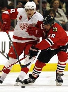Pavel Datsyuk's blend of skill and physicality make him arguably the best player on the Detroit Red Wings. (Nam Y Huh/AP)