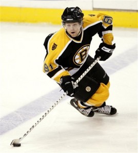 Phil Kessel in Boston prior to trade