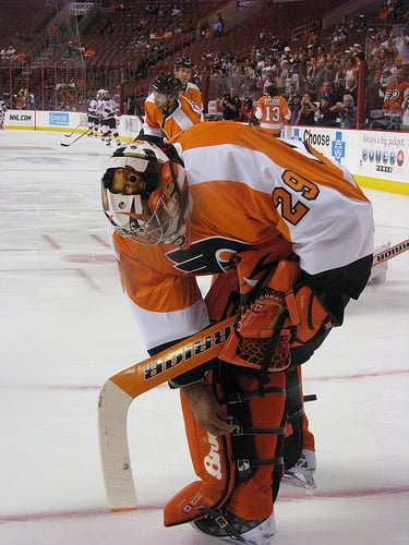 Ray Emery has quietly had a consistently great preseason though doubters will continue to chime in. (Image Credits: Neat1325)