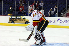 Miikka Kiprusoff Back In Vezina Form {Photo by Dave Gainer/The Hockey Writers}