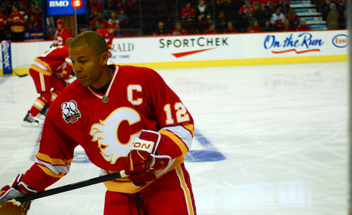 Jarome Iginla taught Mike Cammalleri a lot during their time as teammates. (Rachael Haugan/Flickr).