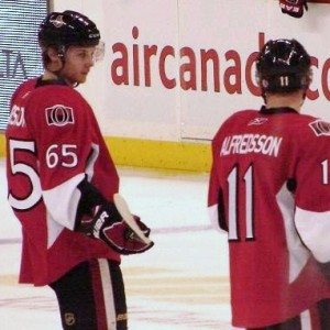 Erik Karlsson and Daniel Alfredsson are Leading the Way Offensively in Ottawa (Andrew Rodger THW)