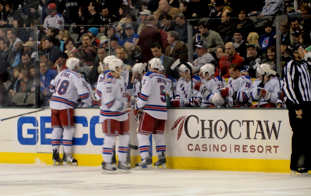 NY Rangers Bench