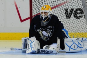 Marc-Andre Fleury Winter Classic Practice