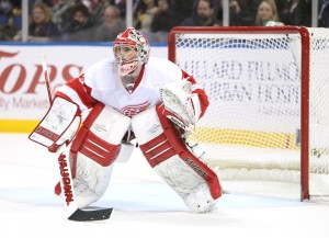 Joey MacDonald : FEB 26 Red Wings at Sabres