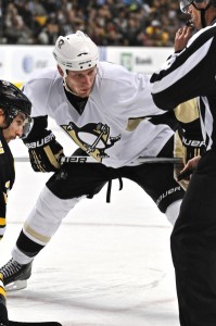 Jordan Staal : NOV 10 Penguins at Bruins Penguins Center faceoff Jordan Staal