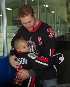 Isaac Anderson with Matt