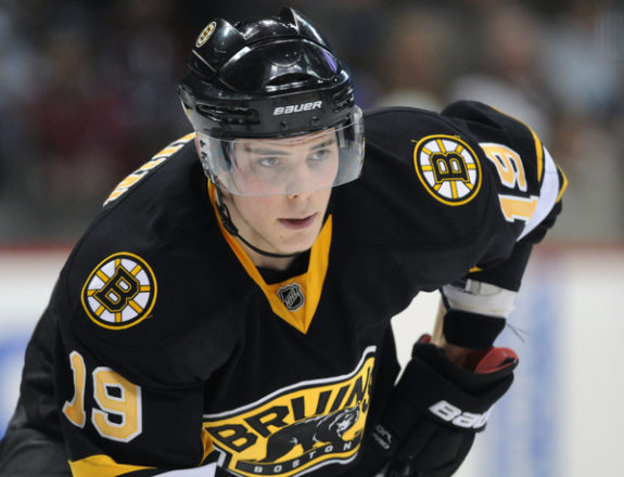 Tyler Seguin during his rookie campaign with Boston