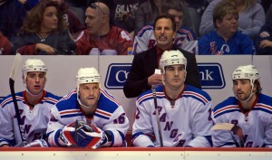 Tortorella, Avery, and Boyle John Tortorella behind the bench