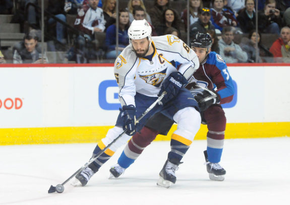 Shea Weber : MAR 31 Predators at Avalanche Shea Weber