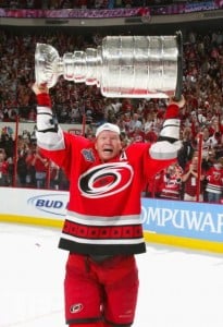 Glen Wesley has his name etched on the Stanley Cup. (Dave Sandford/Getty Images)