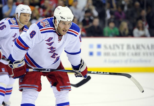 Brandon Prust: FEB 18 Rangers at Devils Brandon Prust Rangers