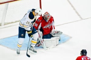 Neuvirth Save in Front of Vanek