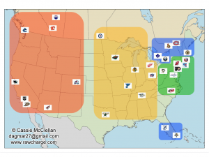 NHL-realignment-map NHL realignment map