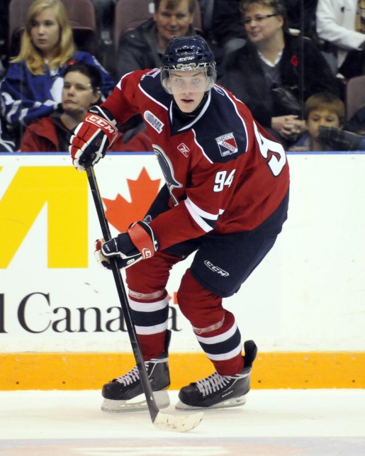 Radek Faksa set to dominate with the Kitchener Rangers. Photo by Aaron Bell/OHL Images