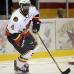 Jordan Subban of the Belleville Bulls. Photo by Aaron Bell/OHL Images