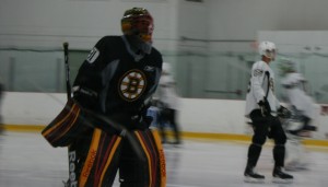 Malcolm Subban handled much of the load in Providence's 6-0 thumping of Harford. (Photo: Bob Mand)