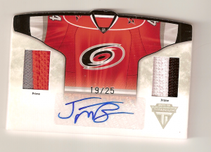 2011-12 Titanium Home Jersey Prime/Auto Jamie McBain