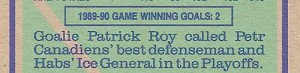 Svoboda Superlatives Patrick Roy's opinion of Petr Svoboda