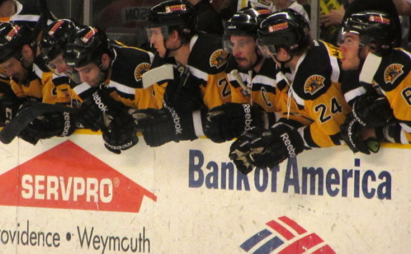 Providence Bruins bench