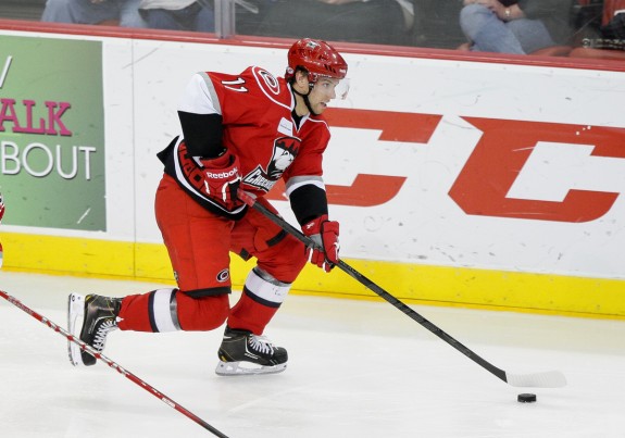 Zach Boychuk has been one of the Checkers' best players in a down season for Charlotte. (Steven Christy/OKC Barons)