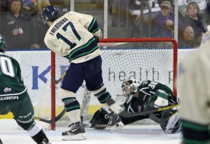 Shea Theodore is scoring goals this season (photo Seattle Thunderbirds)