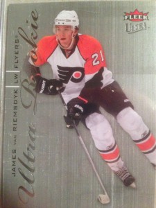James VanRiemsdyk Rookie Redemption card