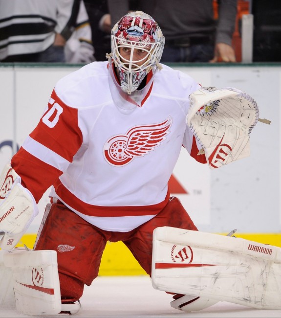 (Jerome Miron-USA TODAY Sports) Turns out, we agree this time, that Jonas Gustavsson — formerly of the Detroit Red Wings — is the best remaining free-agent goaltender.