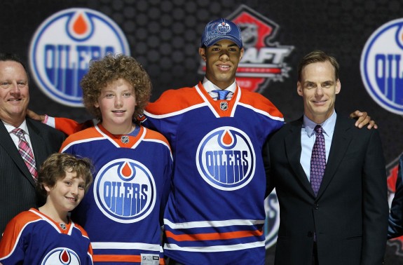 The Oilers took Darnell Nurse with the 2013 7th overall pick (Ed Mulholland-USA TODAY Sports)