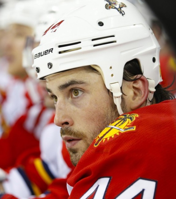 (James Guillory-USA TODAY Sports) Erik Gudbranson is the newest member of the Vancouver Canucks after a strange trade that was announced last week in the midst of the conference finals.