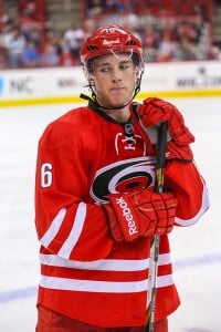 Carolina Hurricanes center Elias Lindholm (16) Photo Credit: Andy Martin Jr