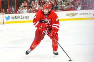 Carolina Hurricanes Nathan Gerbe - Photo By Andy Martin Jr