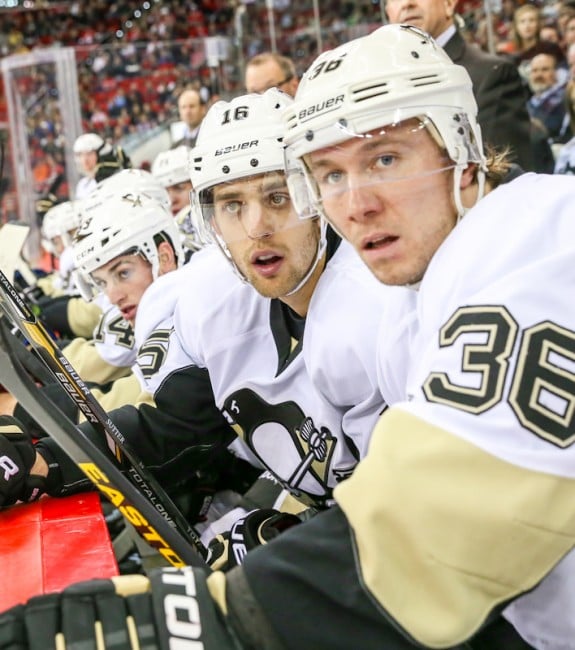 Brandon Sutter (pictured left) will be stepping into a top-six role for the Canucks this season. (Photo Credit: Andy Martin Jr)