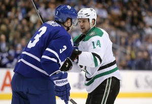 Dion Phaneuf, Jamie Benn, NHL, Hockey, Toronto Maple Leafs, Dallas Stars