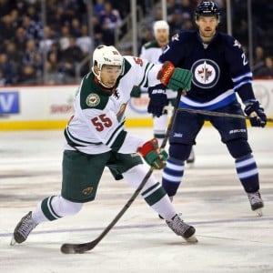Mathew Dumba is a prime candidate and a popular pick to have a breakout season. (Bruce Fedyck-USA TODAY Sports)