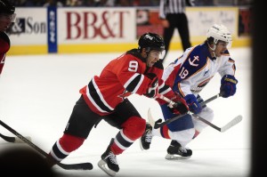 Joe Whitney (9) leads the A-Devils in goals (12), assists (20), and points (32). Photo Credit: (Norfolk Admirals/John Wright)