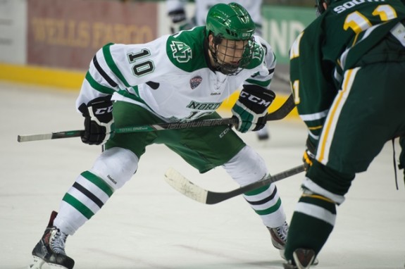 Former UND forward Adam Tambellini, UND Athletics