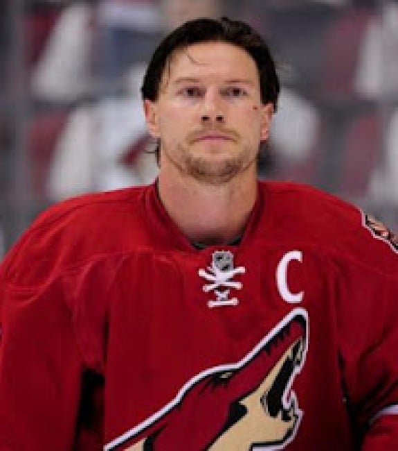 (THW file photo) It's hard to fathom the Arizona Coyotes trading their captain, Shane Doan, if they are still in the playoff picture at the end of this month, but stranger things have happened and general manager Don Maloney has insisted they are sticking with a "long-term vision." Comments like that certainly leave the door open to dealing Doan to a true Cup contender.