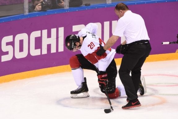 John Tavares, Canada, Olympics, Injury