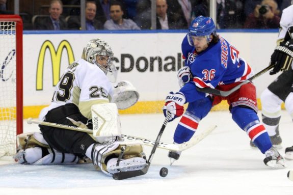 Pittsburgh Penguins, New York Rangers, Marc-Andre Fleury