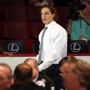 Sonny Milano could force the issue next season for the Blue Jackets (Bill Streicher-USA TODAY Sports)