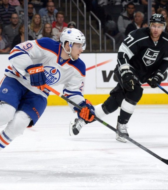 (Kirby Lee-USA TODAY Sports) Leon Draisaitl got thrown into the deep end as a rookie last season and struggled to stay afloat. He'll be better prepared this time around, and Todd McLellan is a better coach to ensure he's put in the best possible situation for success. To start the pre-season, that's on a soft-minutes third line with Anton Lander and Nail Yakupov on the Edmonton Oilers.
