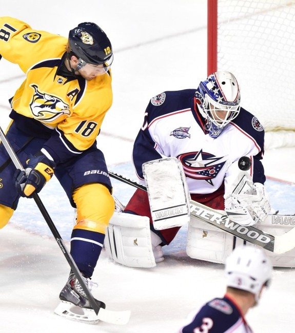 Curtis McElhinney Blue Jackets