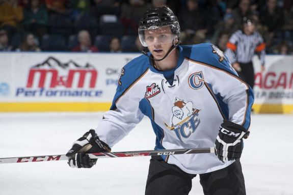 (Marissa Baecker/shootthebreeze.ca) Kootenay Ice captain Sam Reinhart is back in the WHL and will lead his league into the Super Series against Russia tonight.