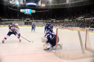 Mark Fistric with the Norfolk Admirals. Photo Credit: (John Wright/Norfolk Admirals)