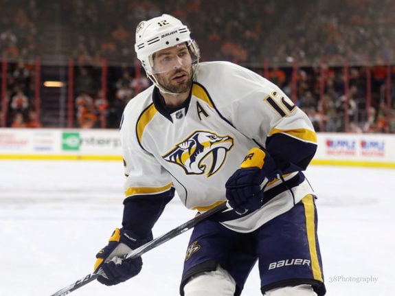 Mike Fisher, Nashville Predators, NHL