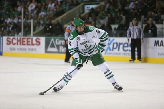 UND Defenseman Paul Ladue (UND Athletics)