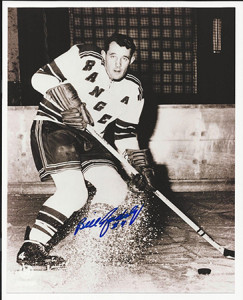 Bill Gadsby with the Rangers.