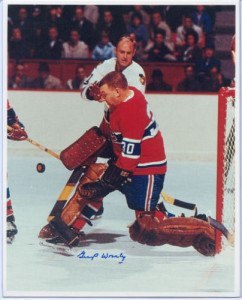 Gump Worsley had harsh words for referee John Ashley.