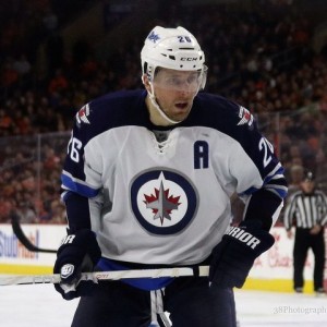Blake Wheeler of the Winnipeg Jets [photo: Amy Irvin]